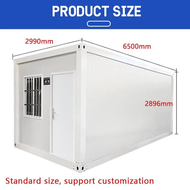 WinFair Garage Storage Room Prefab Modular Modern Detachable Flat Pack Pre Fabricated Prefabricated Mobile Container House