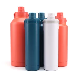 Термос из нержавеющей стали 304, Новое поступление 2023, термос, бутылка для воды с портативной ручкой