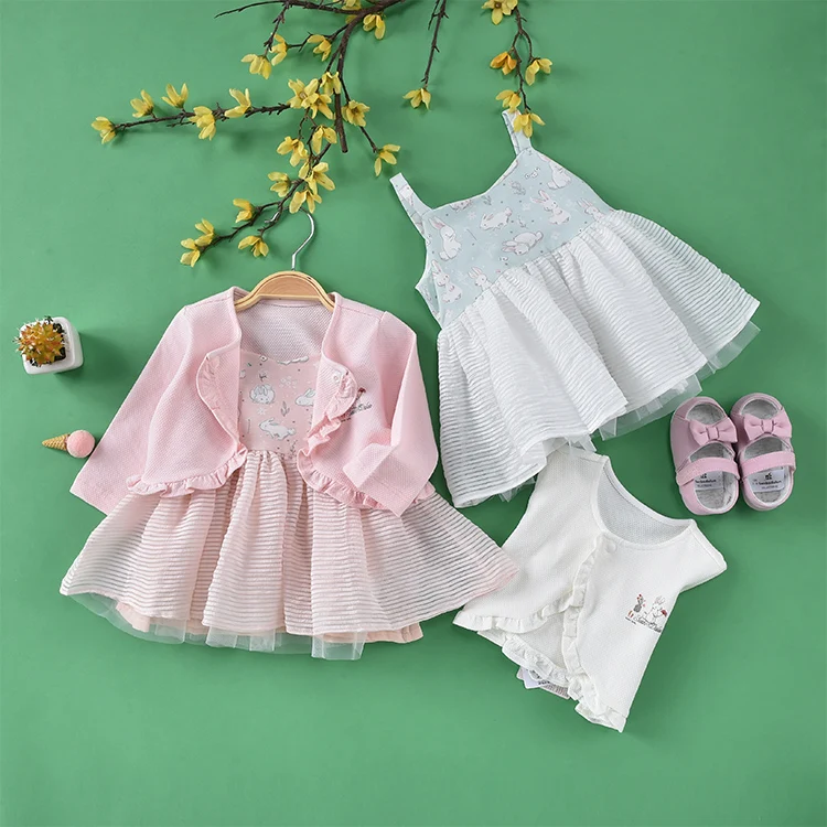 
Super Soft New Product Hot Style Princess Birthday Cute Newborn Baby Dress Clothes 