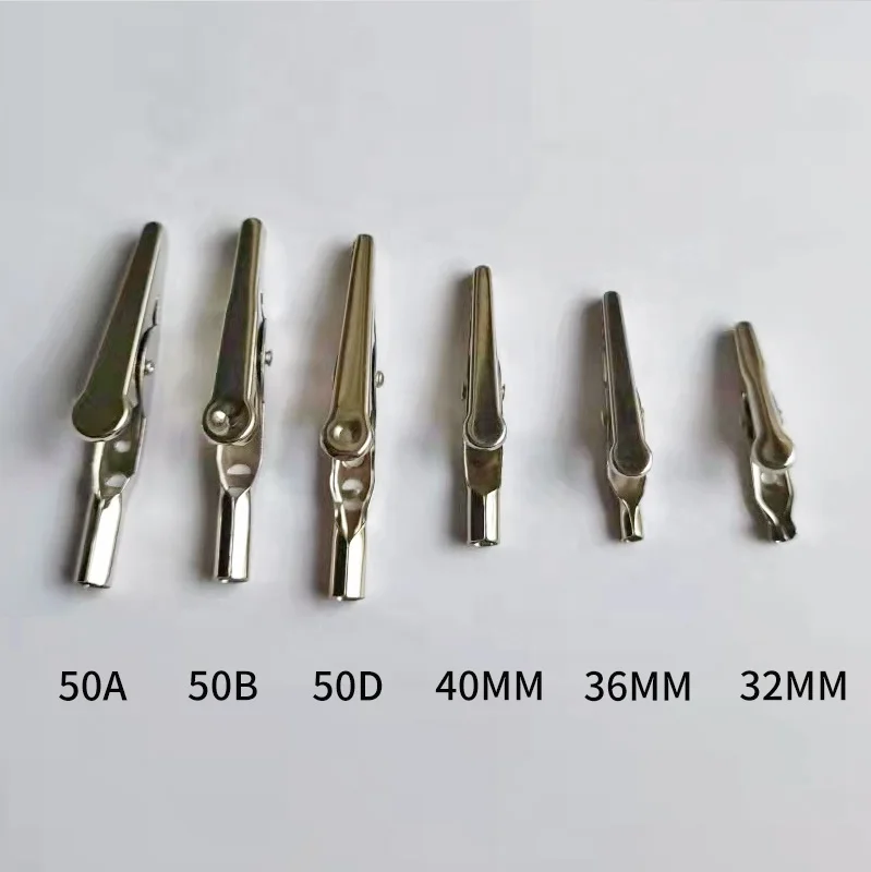 Metal Connection Clamp Mini Crocodile Clips Silver Alligator Clip for name cards photo holder note memo