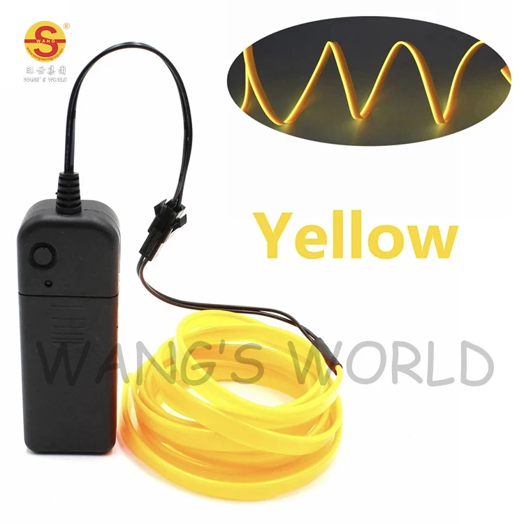 1M 3M 5M EL Wire Interior Car LED Strip Light DIY Design Glowing Neon Lights for Cars