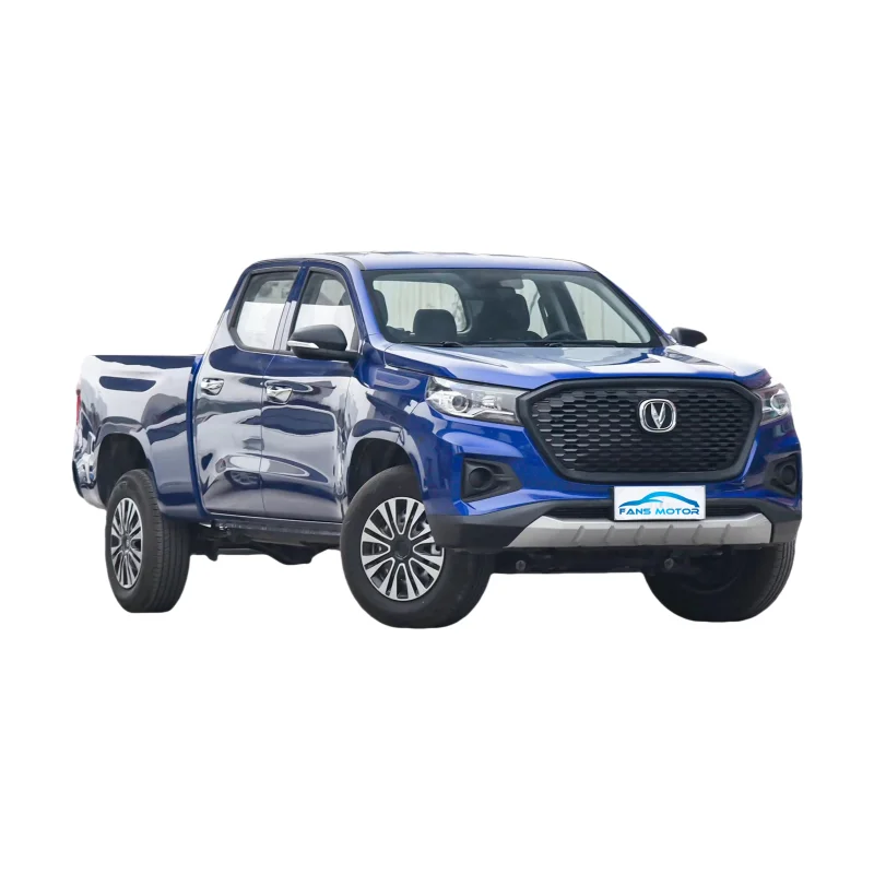 New 2024 Chinese Chang An F70 Blue Whale Blue Color 2.0T 233Hp Gasoline Pickup Automatic Edition
