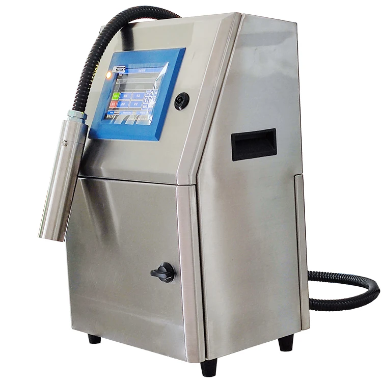 label date number printing CIJ inkjet printer for bottom paper cups pvc pipe card coffee box plastic bag