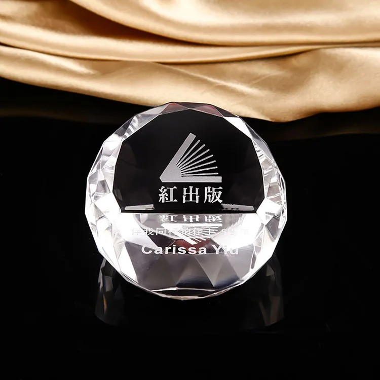 
k9 blank dome wedding favors crystal paperweight 