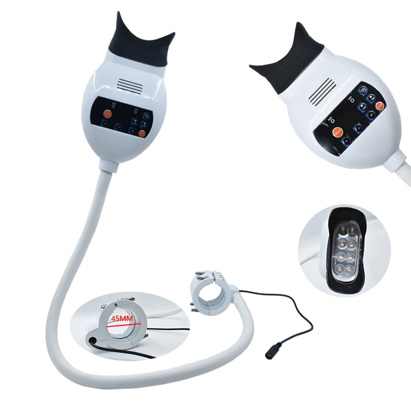Three Color Teeth Whitening Machine LED Teeth Whitener Cold Light  Improve Tooth Discoloration Teeth for Dental Chair/Desk