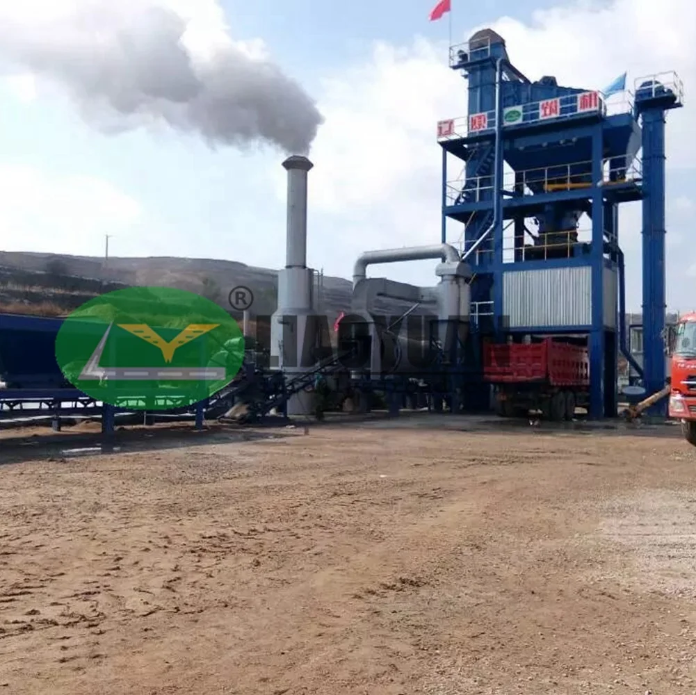 Асфальтовая станция с длительным сроком службы, оборудование для горячего смешивания, Асфальтовая установка 120 т/ч