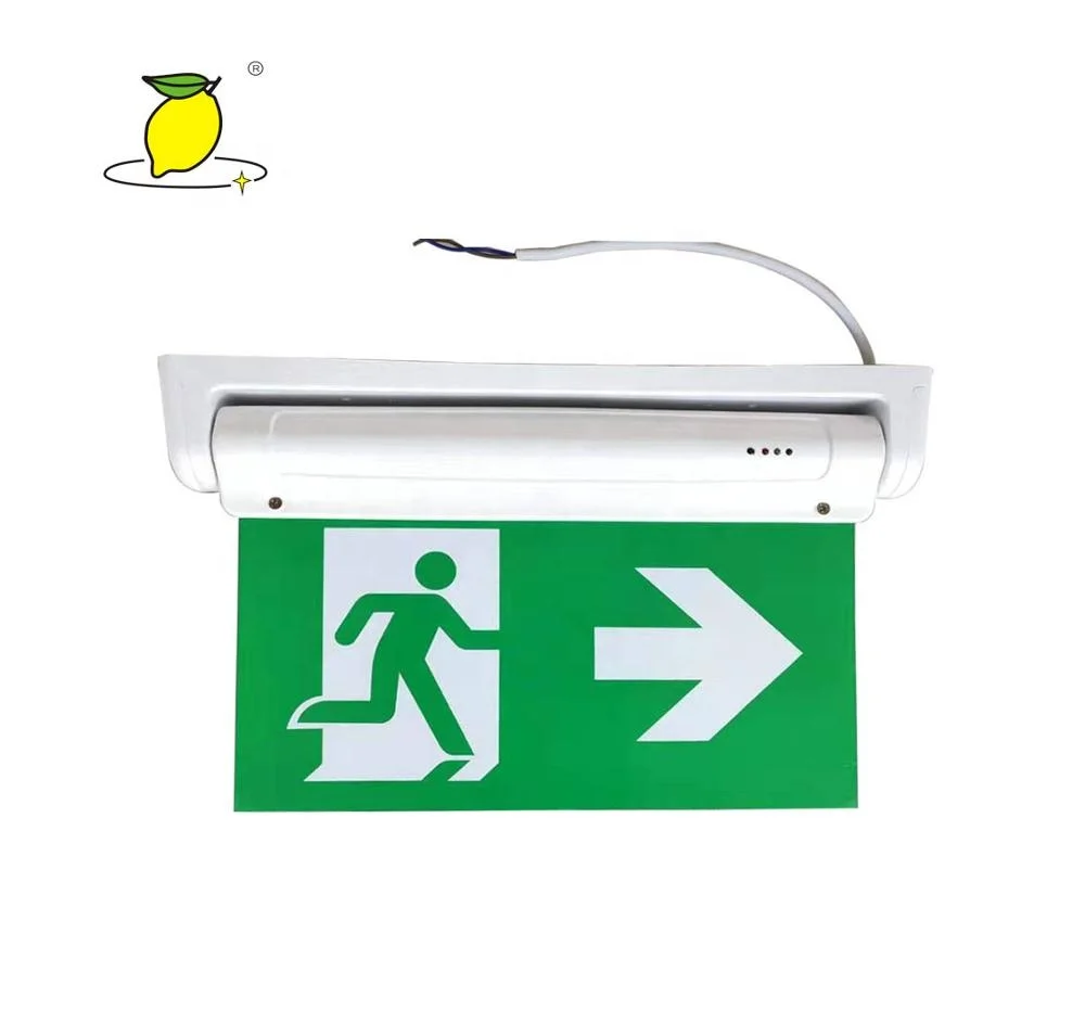 acrylic led exit signs emergency lighting surface mounted exit sign
