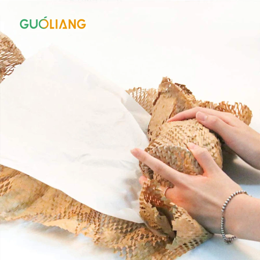 Honeycomb Cushion Paper Mailer Padded Shipping Bags Compostable Honeycomb Paper Mailers