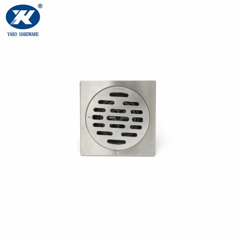100*100mm Bathroom Accessory Stainless Steel Floor Drain