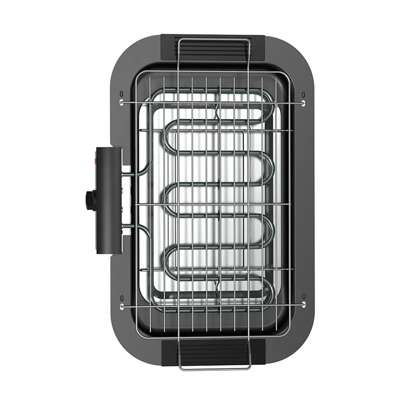 
Indoor Tabletop Height Adjustable BBQ Electric Barbecue Grill 