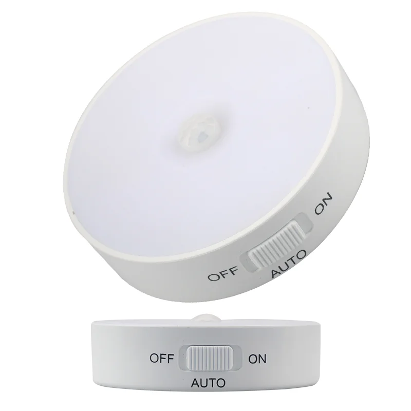 Wholesale factory hot plastic LED cabinet light night battery induction light indoor stairs automatic light
