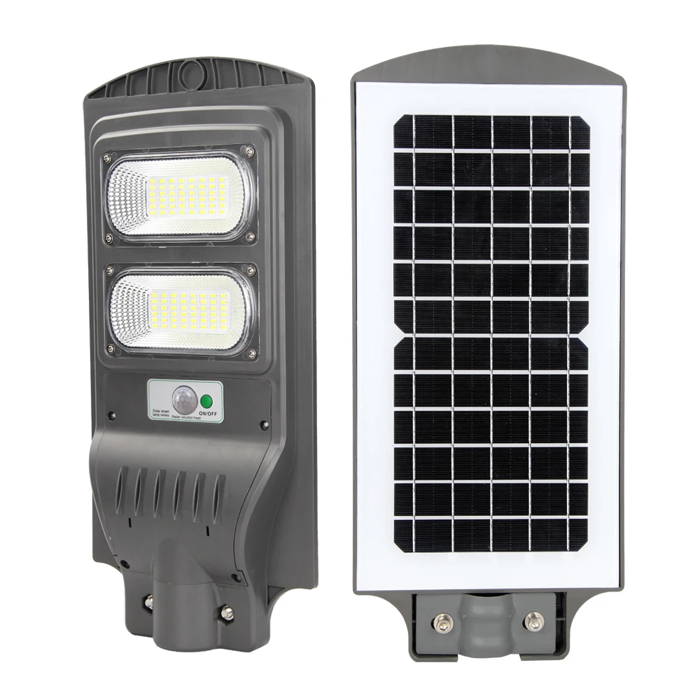 Easy install all in one solar led street light IP65 outdoor ABS housing with pole wholesale led prices list