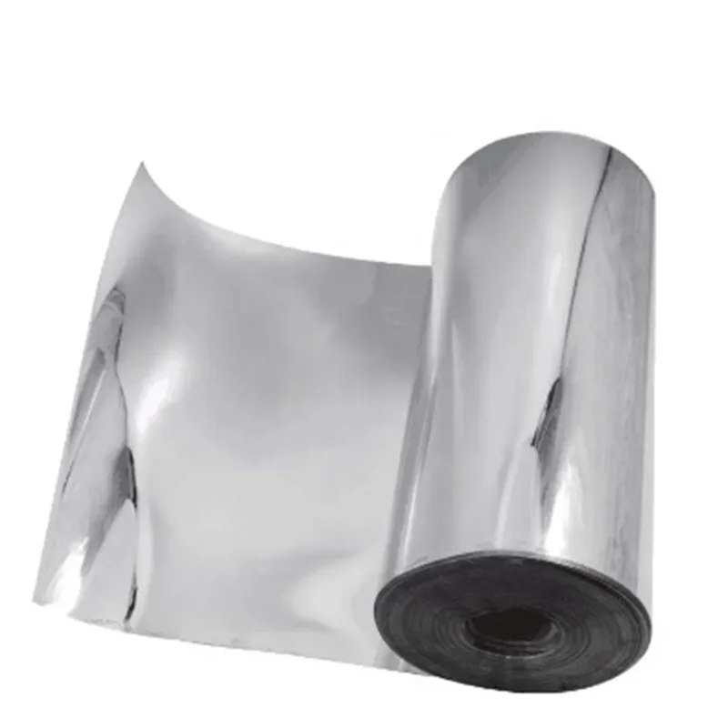 Clear PET Film glossy Polyester Film / 12mic BOPET Film rolls for Flexible Packaging printing