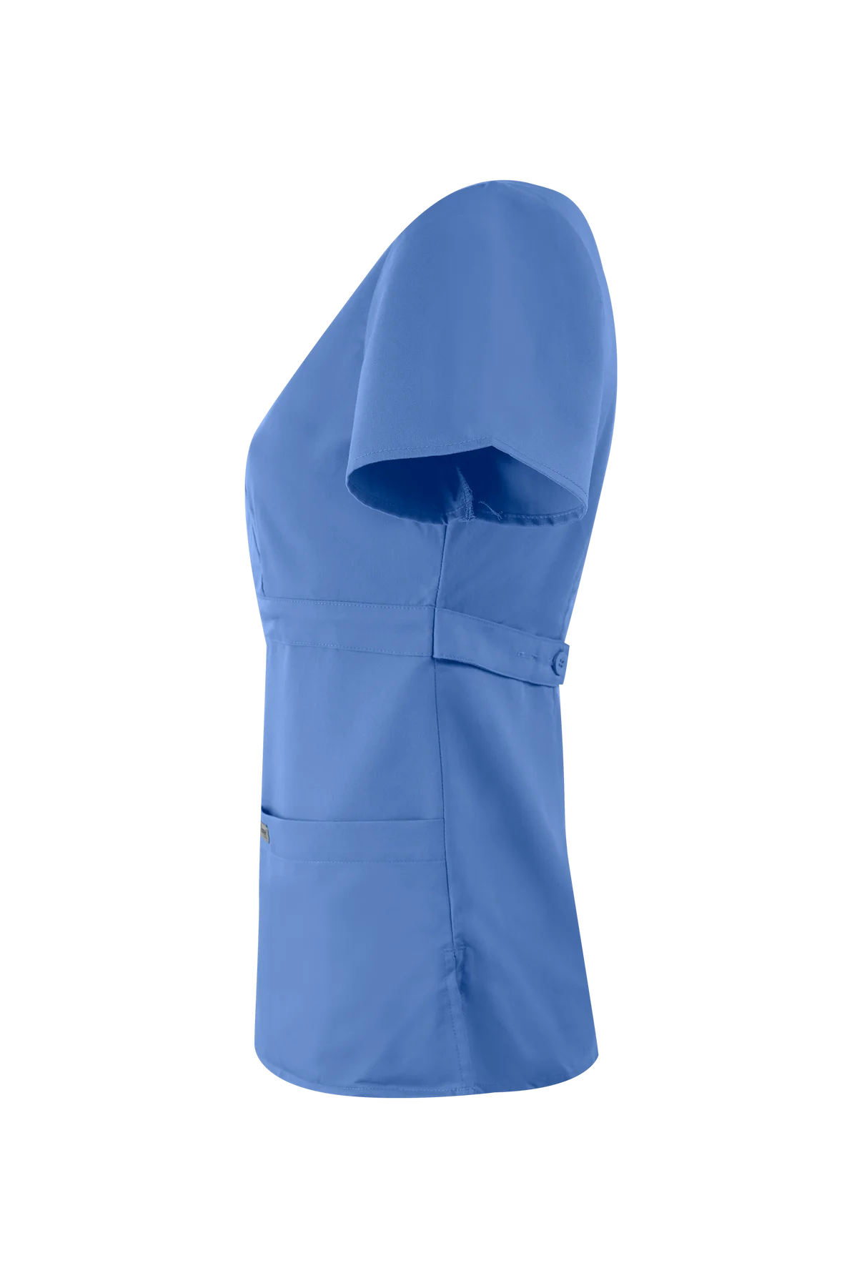 OEM Hospital women stylish 3 pocket modern fit mock wrap doctor and nursing scrubs set