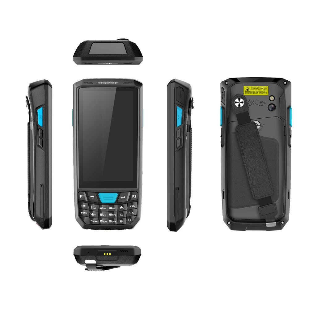 Ручной сканер штрих-кодов PDA Android терминал 1D 2D с 4G wifi BT камерой