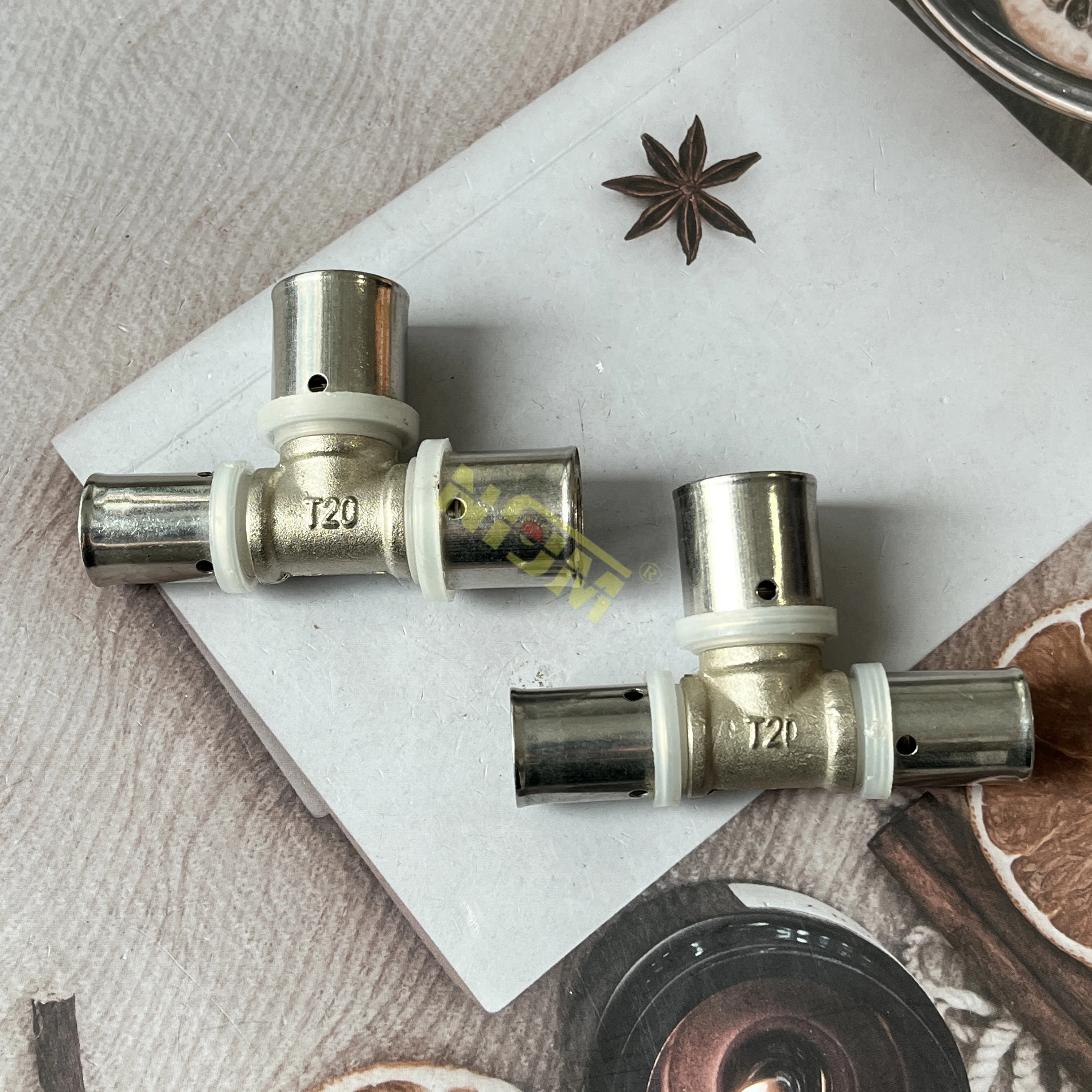 NFJM High Quality Brass Press Fitting Male Elbow Pex Al Pex Pipe Fittings