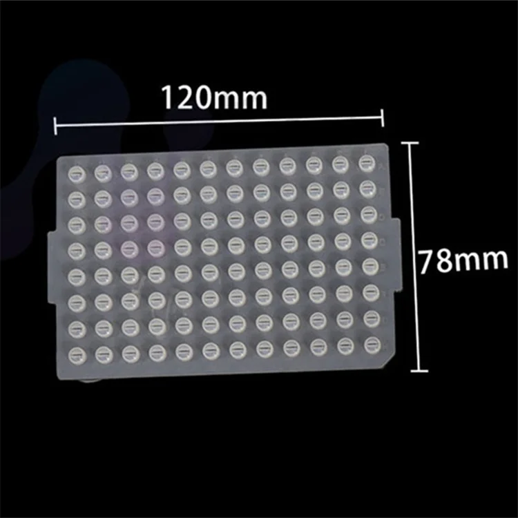 lab supplies 96 Deep Well Silicone PCR Plate Sealing Mat PCR Plate Cover