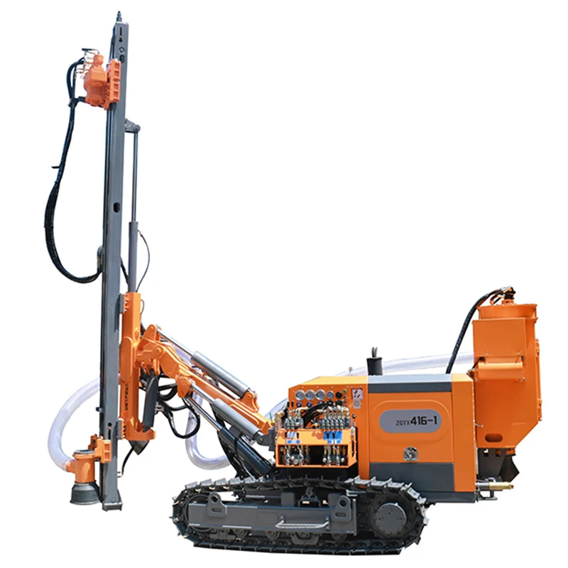 Rotary crawler type blasting drilling rig APCOM ZGYX 416-1 Mobile small blasting rig mine drilling rig