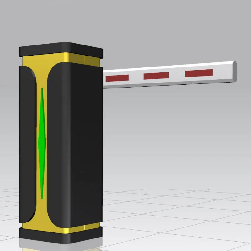 S10 DC Brushless servo barrier gate, toll gate 0.6sec/0.9sec to 6 sec adjustable