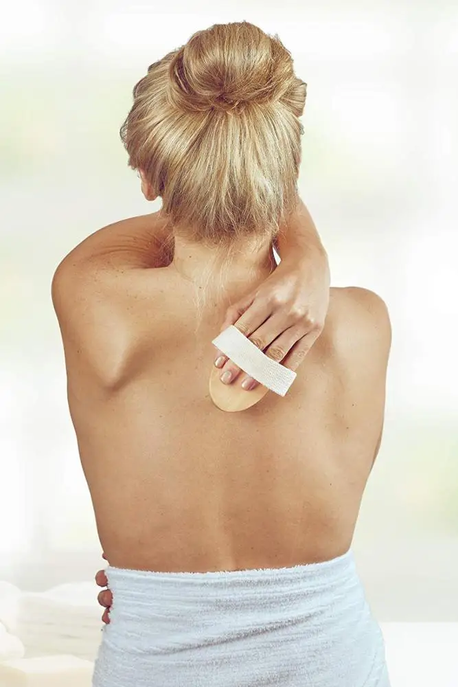 Набор сухих кистей премиум-класса из 3 предметов с дорожной сумкой-включая кисть для лица и кисти для тела-отшелушивает и восстанавливает сухую зимнюю кожу