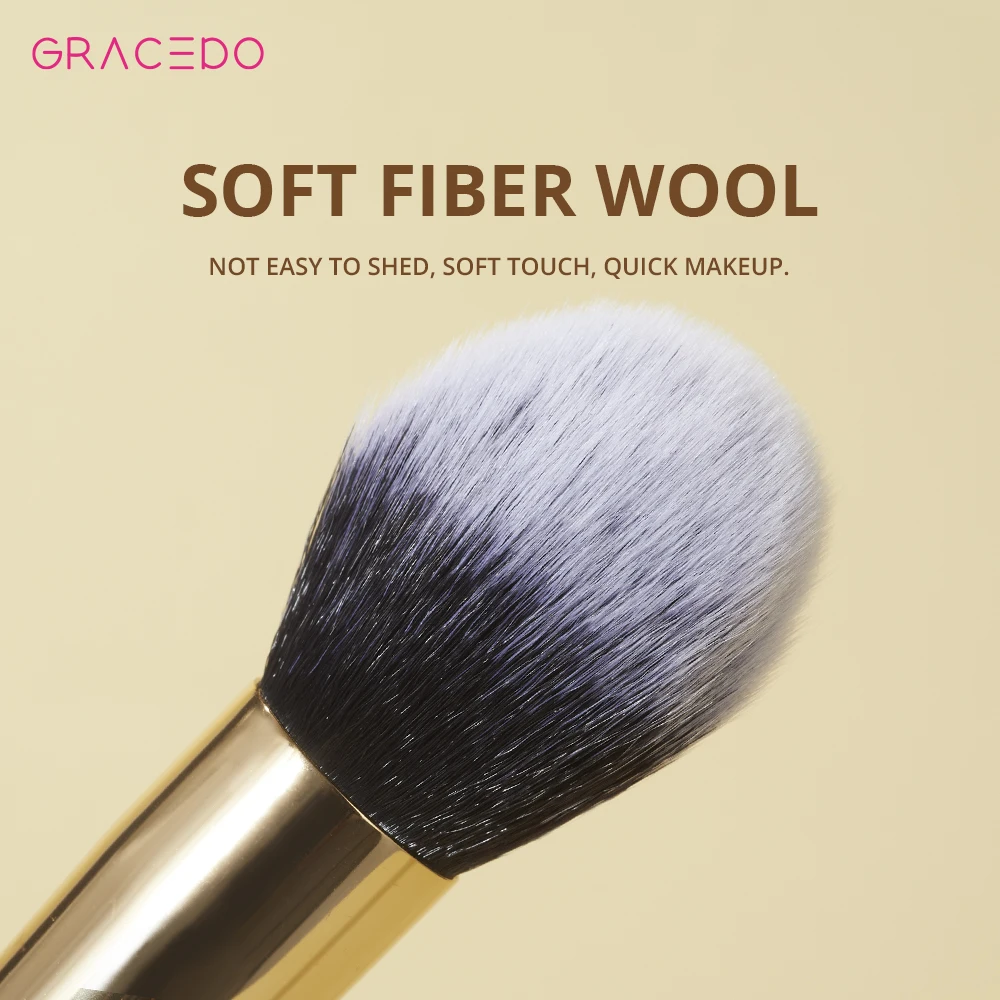 Gracedo professional makeup tool brush set wholesale custom logo case pink handle high quality vegan luxury makeup brush set