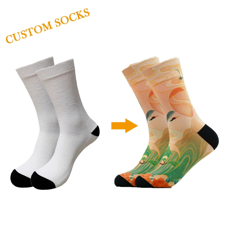 socks printing 360 ,On Demand Printing Custom Logo Socks,Print On Demand Socks With Logo Custom Logo Printed For Mens Women
