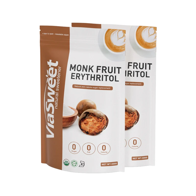 Hot selling natural sweetener keto sweetener monk fruit erythritol blend