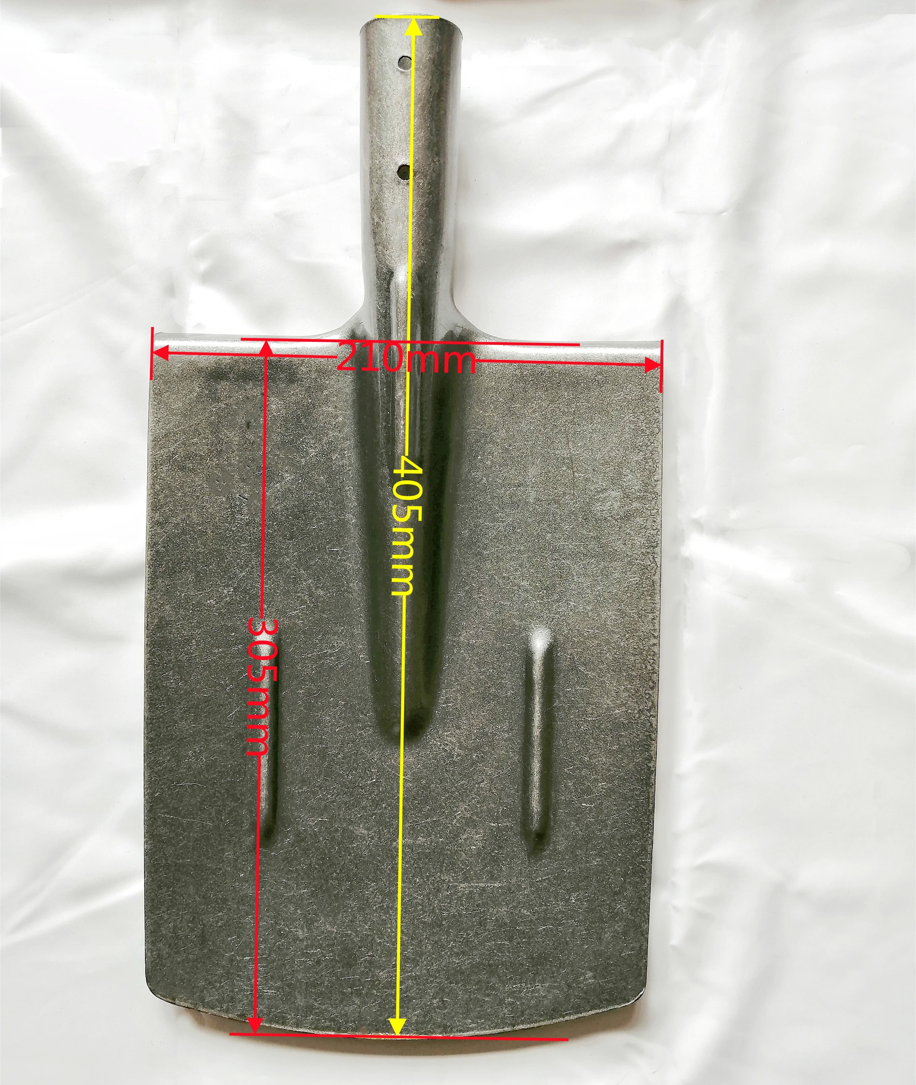 Factory direct high quality different types of  Russian shovel head  carbon steel  Railway steel  varnished color locked neck