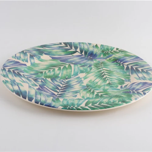 
MLS biodegradable tableware GT281 bamboo fiber plate 