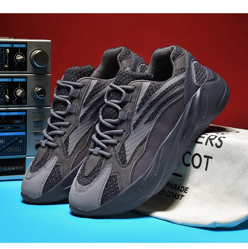  Флуоресцентные кроссовки Yeezy 700 V2 для мужчин и женщин спортивная обувь бега большие размеры США 13 ЕС