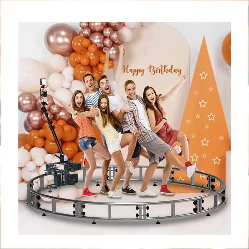 Wedding wireless dslr photobooth ring roamer bullet time camera selfie video booth trackstar 360 photo booth automatic