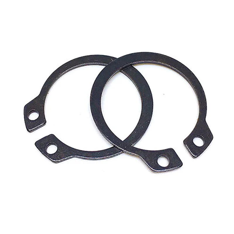 In Stock Black Spring Steel 65Mn External Circlip Retaining Ring for Shaft