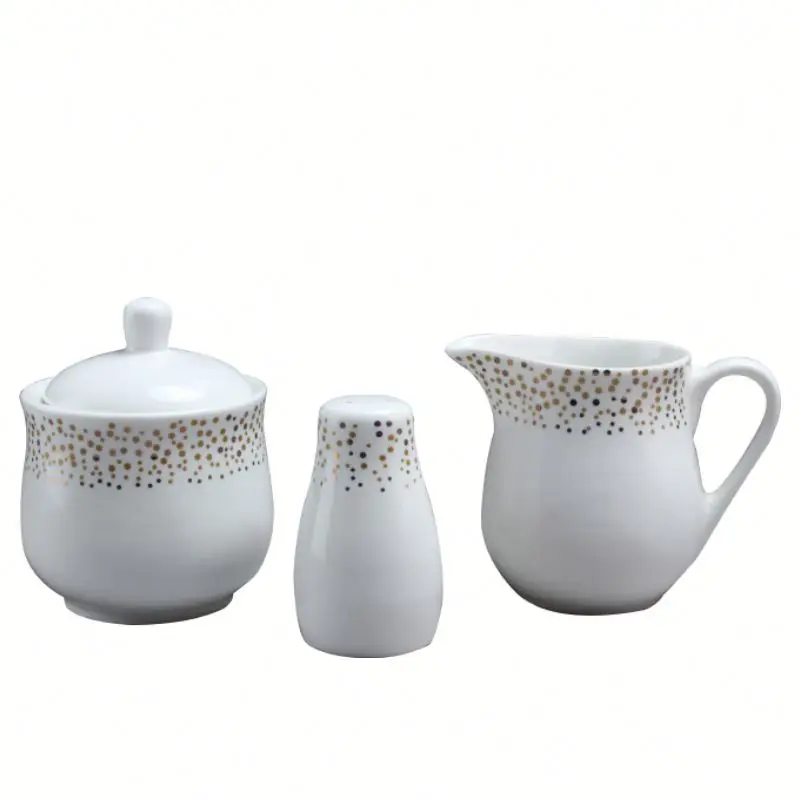 China Manufacturer 16pcs Porcelain Tableware dinnerware sets Dinner Set With Milk Pot