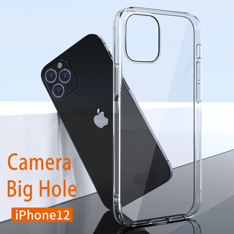 Аксессуары для мобильных телефонов мягкий чехол из ТПУ Apple противоударный iPhone 12 11 предназначен 13 Pro Max (2021) Кристально