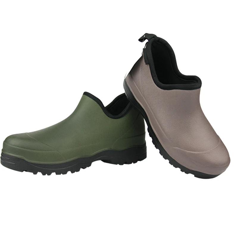 ODM/OEM High Quality Lightweight EVA Rubber Clog Ankle Rain Boots Women Garden Shoes for Woman