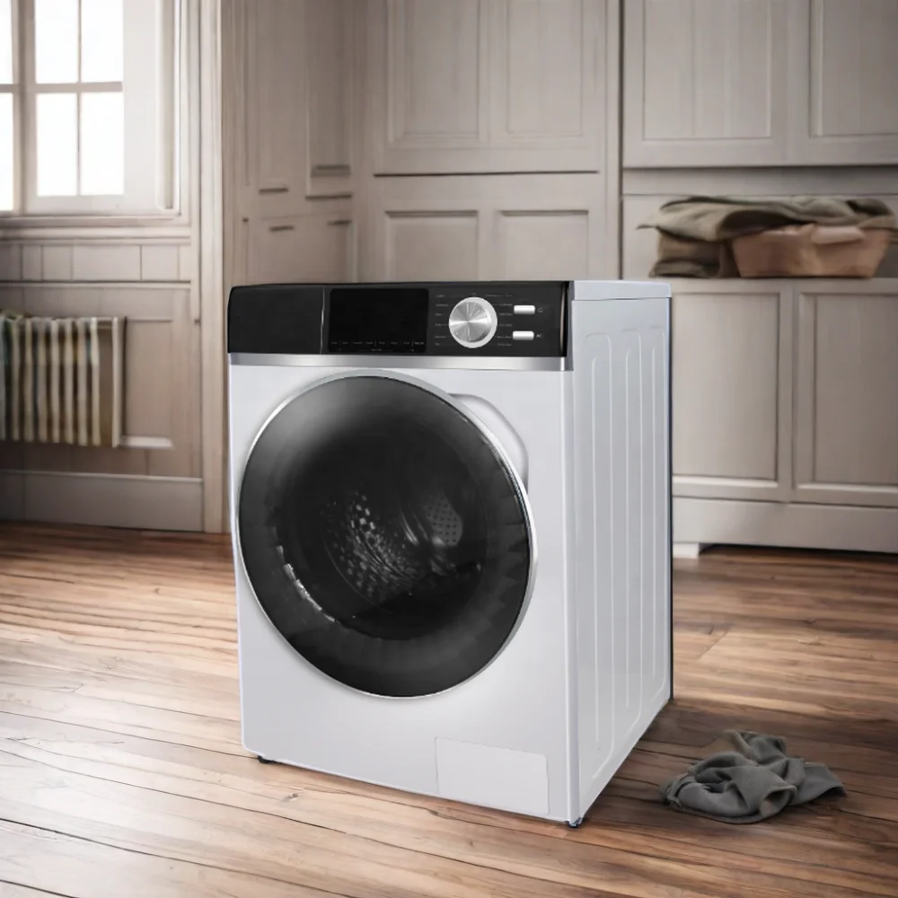 New Condition 12kg Electric Front-Loading Washer Manual Power Source for Household and Hotel Use