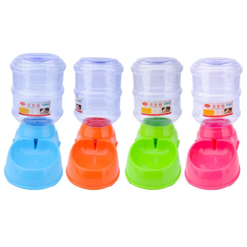 
Pet feeder cat dog water dispenser cat bowl dog basin pet automatic feeding water feeder 3.5L 