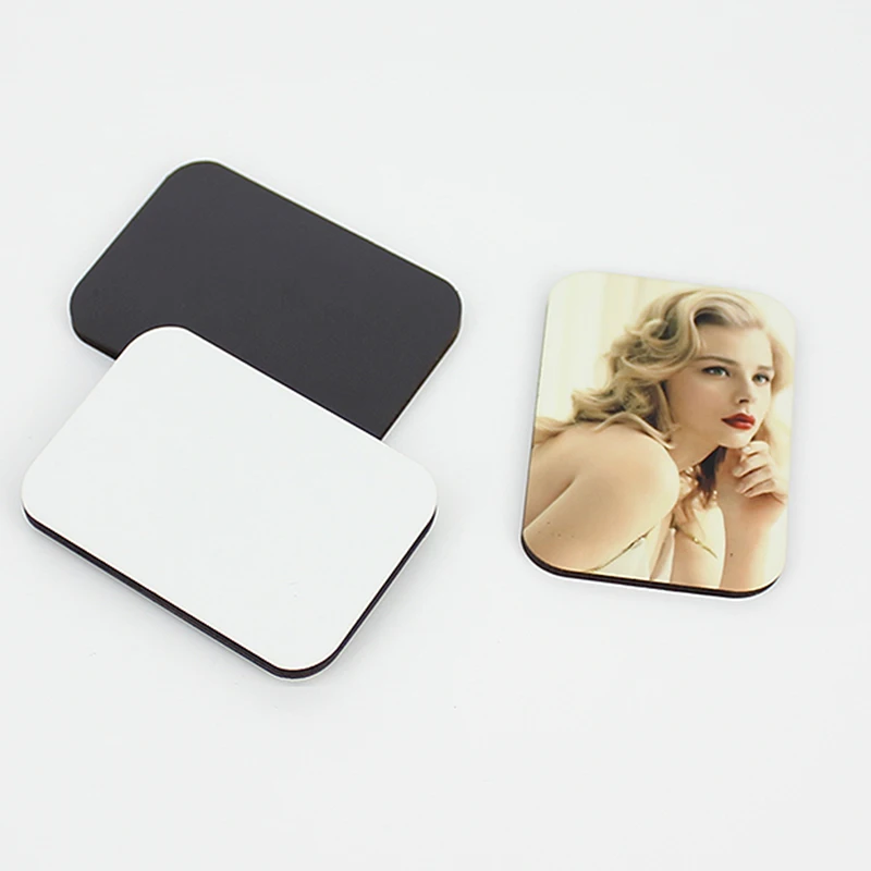 wholesale DIY blank sublimation mdf fridge magnets Blank Magnet Sublimation Mdf Fridge Magnets For Customers