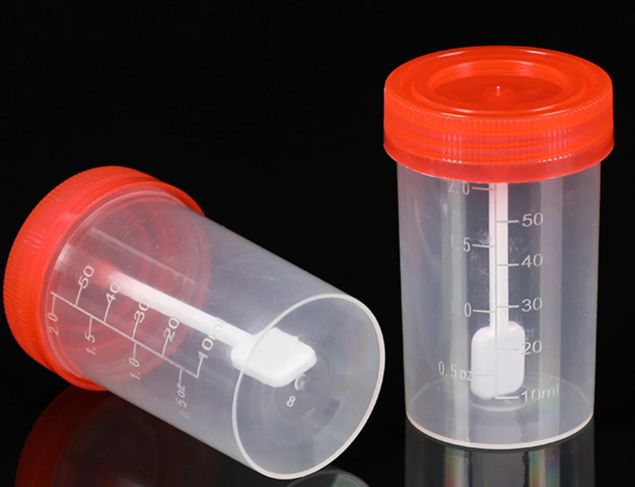 Hospital clinic use medical disposable short 16mm high specimen stool urine container medical sputum cup