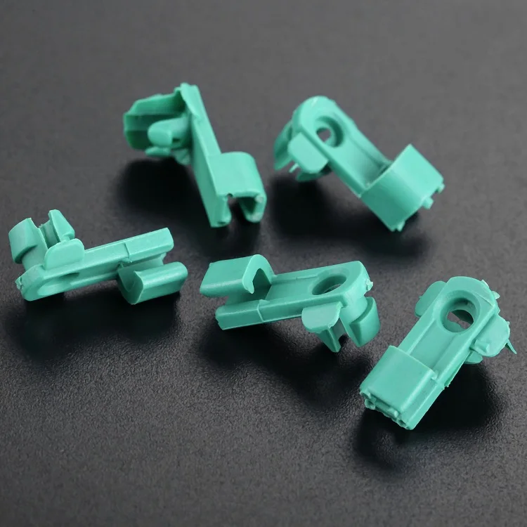 Car door green plastic door lock lever clip retainer for Honda lock