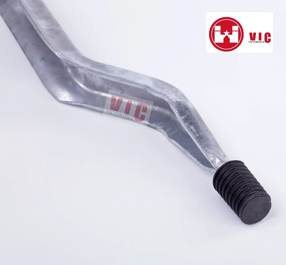 Hot Dip Galvanized Offset Cross Arm Insulator Pin For Pole Line hardware