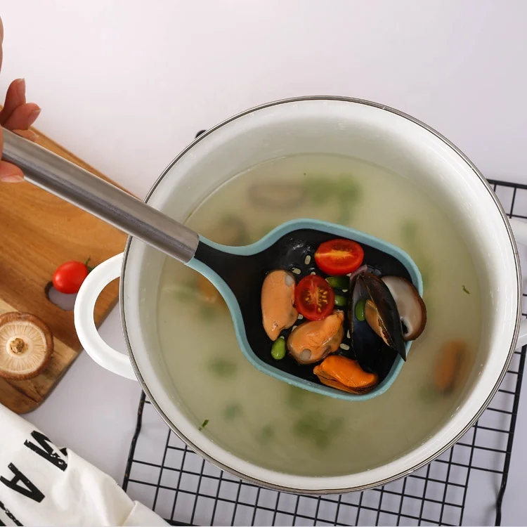 German Restaurant 6 pcs Kitchen Tools Custom Stainless Steel Metal Cooking Utensil Set