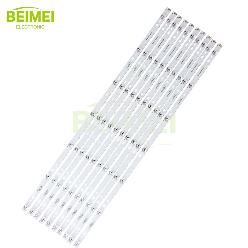 TV LED backlight strip XJ50D07-ZC14F-03 303XJ500038 for Changhong Sanyo 7LED 3V 10pcs/set for TV replacement