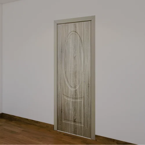 Modern Sliding Exterior Wood Door 3D Model Design High-Grade ODM with PVC MDF Materials Factory Direct for Houses in Vietnam