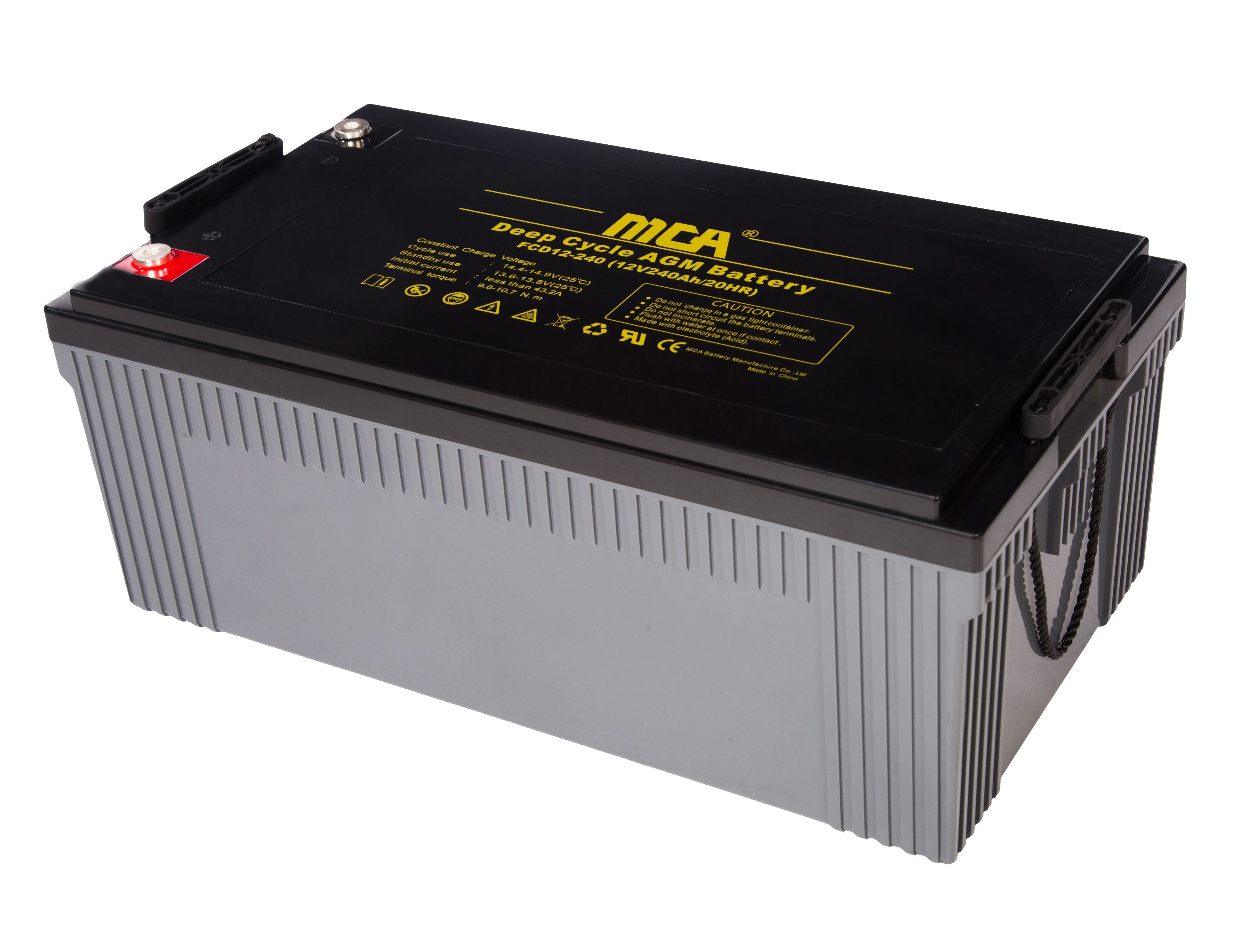 Hot sale mca vrla  12v 85ah agm deep cycle solar battery