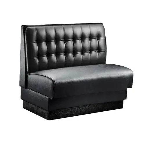 Modern Restaurant Retro Leather Seating Fast Food Dining Shop American Diner Booth