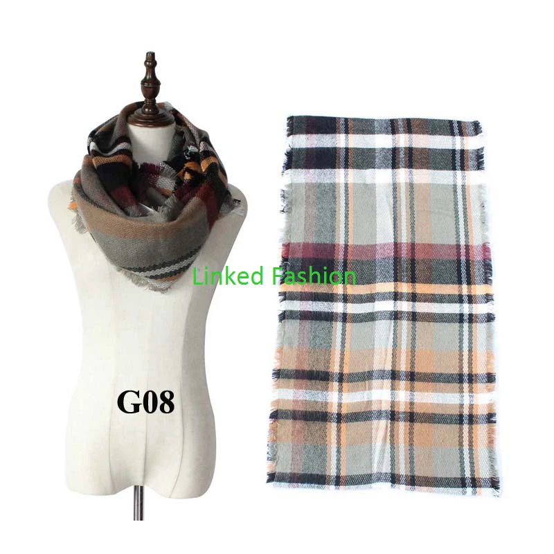 2019 женщин бесконечность шарф шаблон печати женщин loop Мода Бесконечность теплые зимние buffalo одеяло плед шарф