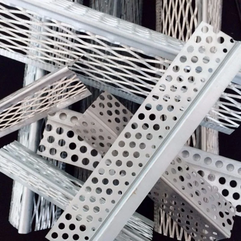 Construction galvanized steel drywall corner bead and J bead partition profiles