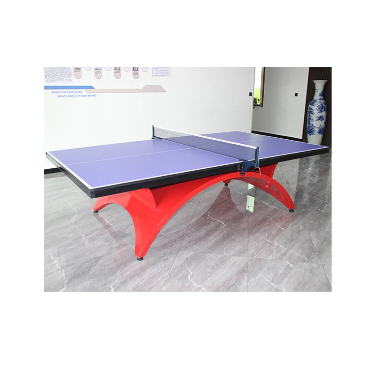 Official Size Indoor Table Tennis Board Training Steel Metal Frame Tube Waterproof Ping-pong Table For Table Tennis Game