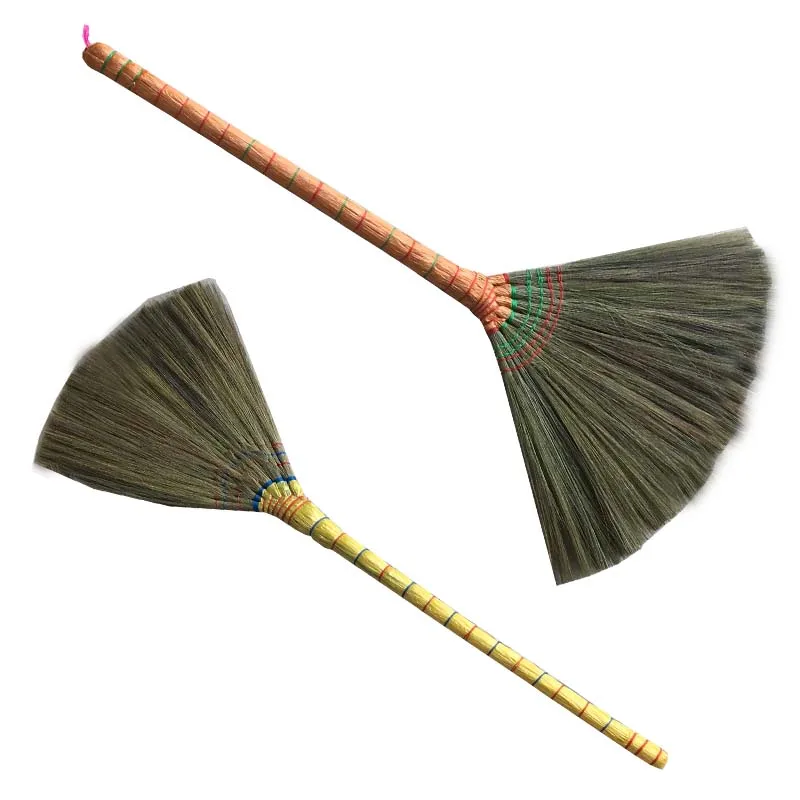 Grass brooms raw material china wholesale manufacturer eco-friendly for household grass broom